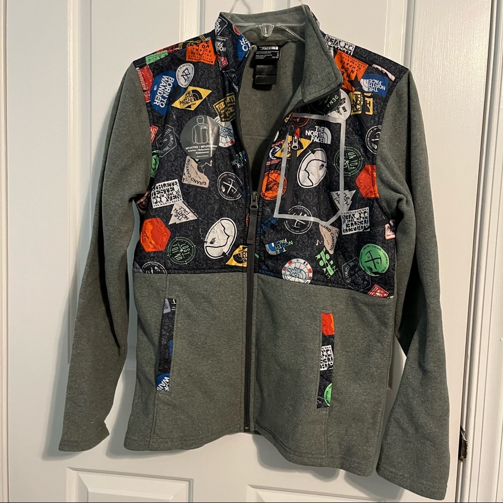 NWOT North Face Grey Reflective Jacket